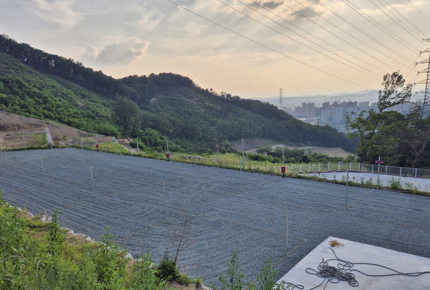A구역 전경
