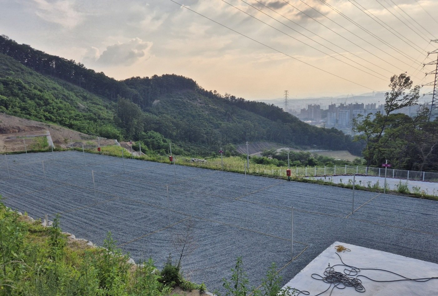 A구역 전경